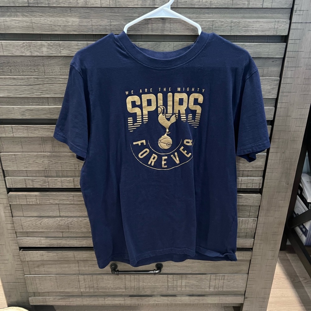 Tottenham Hotspur Navy Tee with Gold Accents